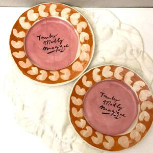 Anthropologie Truly Madly Magique plate Set